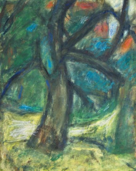 48. tétel, Czóbel Béla (1883-1976), Fák (Gros Rouvre), 1927