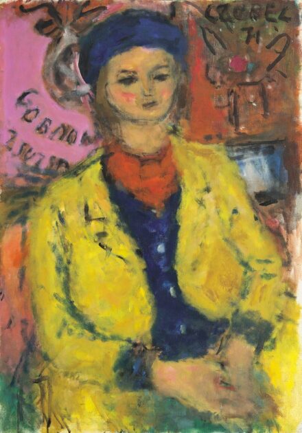 31. tétel, Czóbel Béla (1883-1976), Gordon Zsuzsa portréja, 1971