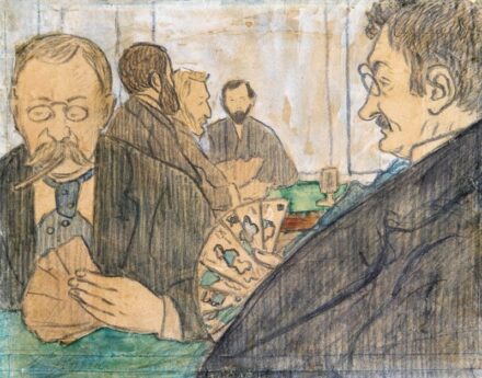 10. tétel, Rippl-Rónai József (1861-1927), Kártyázók