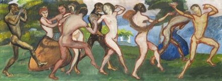9. tétel, Vesztróczy Manó (1875-1955), Nimfák tánca, 1912