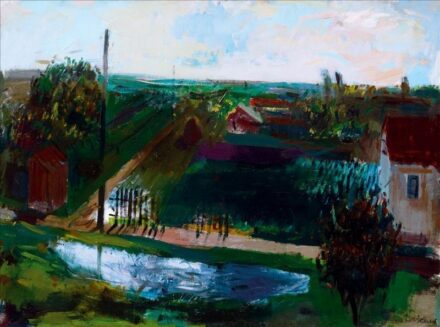 100. tétel, Eső után, 1956