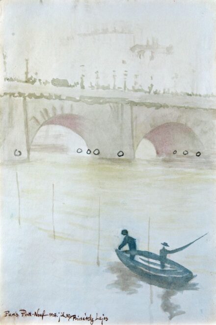 163. tétel,  A párizsi Pont-Neuf híd, 1927