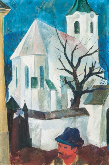 142. tétel,  Kalapos férfi, 1988