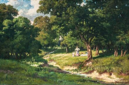 32. tétel,  Parkban, 1910