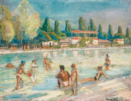 22. tétel,  A Palatinus strandon, 1954