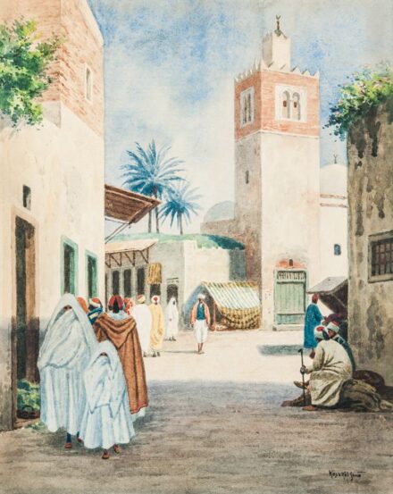 4. tétel,  Arab utcarészlet
