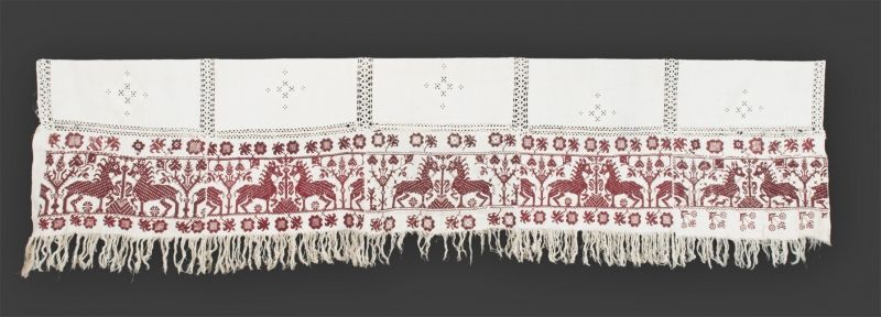 670. tétel, Oltárterítő