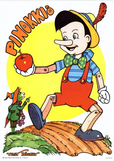 124. tétel,  Pinokkió, Pinocchio, 1982