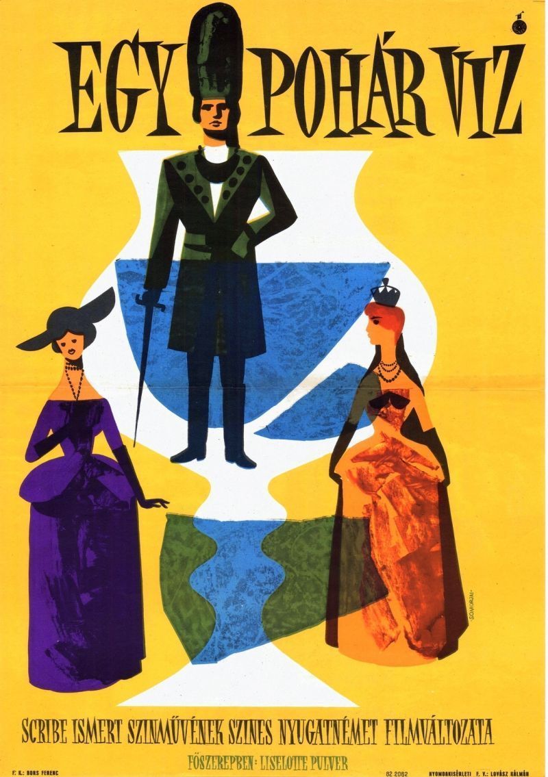 69. tétel,  Egy pohár víz, Das Glas Wasser, 1962