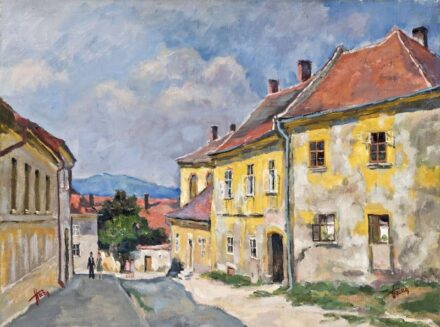 226. tétel,  Régi házak Sopronban