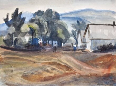191. tétel,  Faluvégén