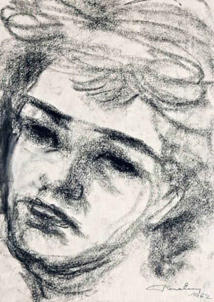 133. tétel,  Női portré, 1962