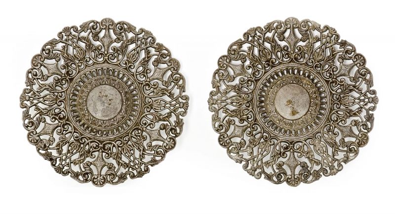 351. tétel, Dísztányér pár