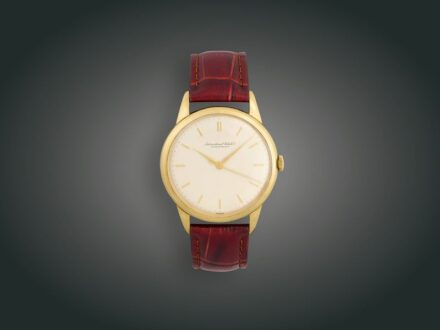 86. tétel, Karóra, IWC, 18 K au, br. 41,1 g