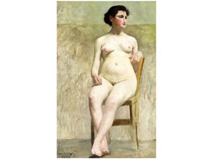 344. tétel, Vaszary János: Párizsi modell (1894)
