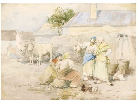 249. tétel, Deák-Ébner Lajos: Piaci jelenet