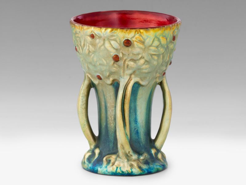 662. tétel, Zsolnay szecessziós díszváza