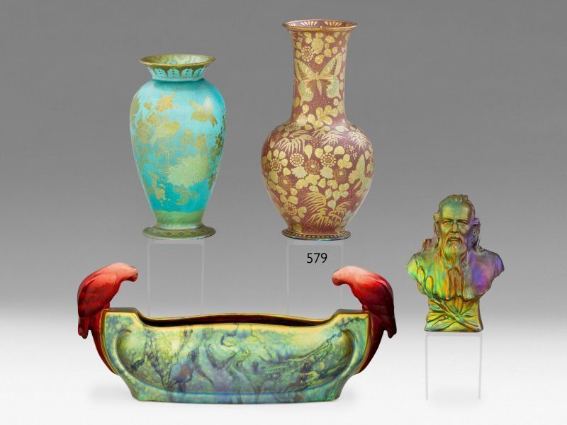 579. tétel, Zsolnay díszváza