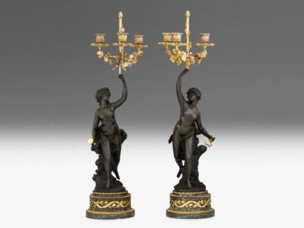 553. tétel, Kandeláber-pár