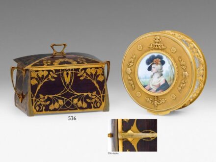 536. tétel, Német szecessziós díszdoboz