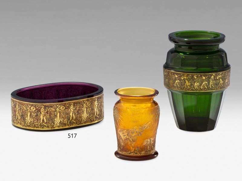 517. tétel, Art deco dísztál