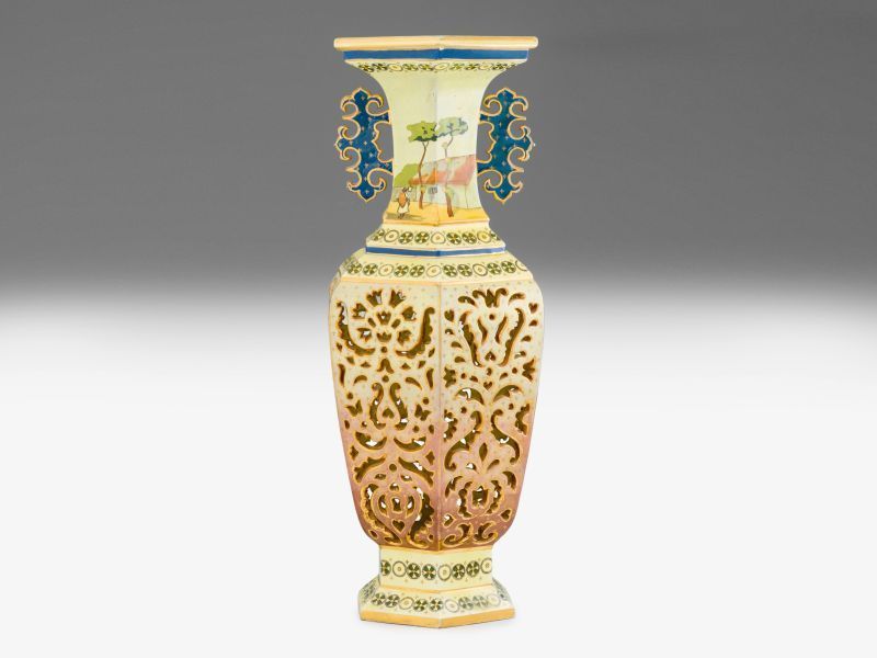 508. tétel, Szecessziós padlóváza