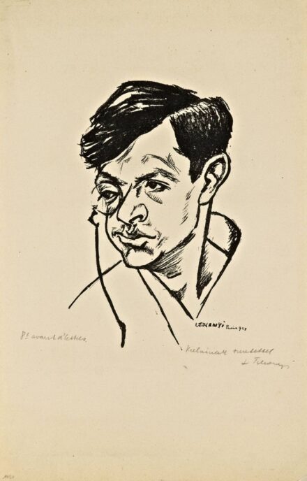 116. tétel, Tristan Tzara portréja, 1927