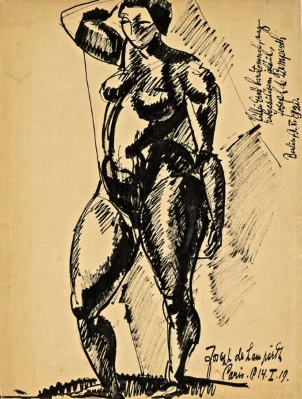 86. tétel, Női akt, 1914
