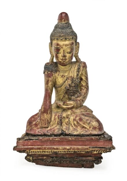 206. tétel, Buddha ülő figurája