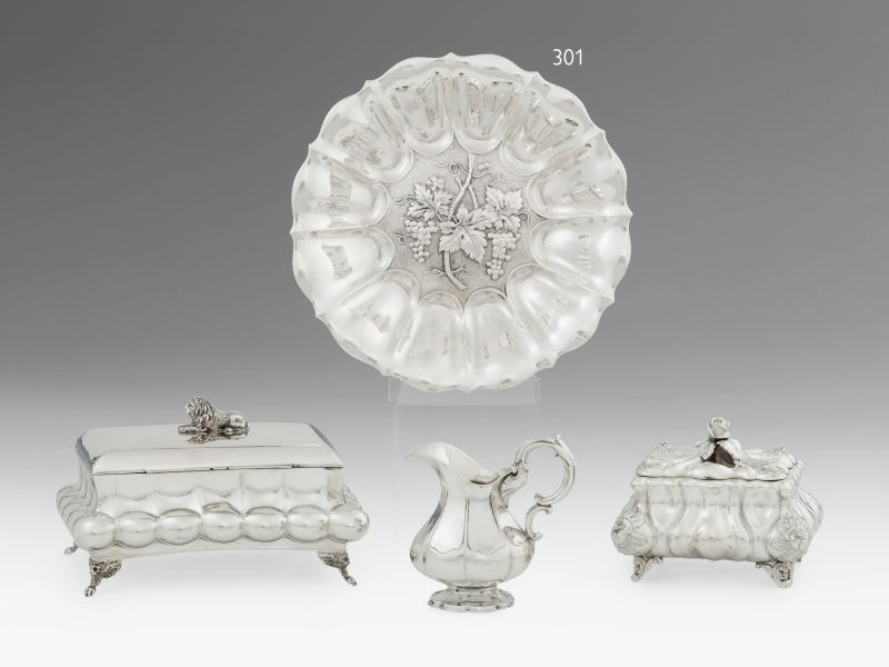 301. tétel, Magyar art deco kínálótál