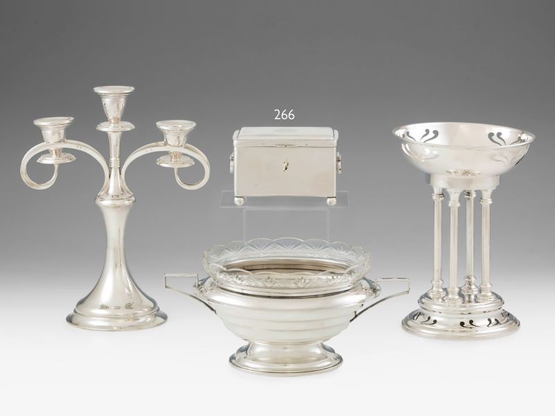 266. tétel, Bécsi jugendstil cukordoboz