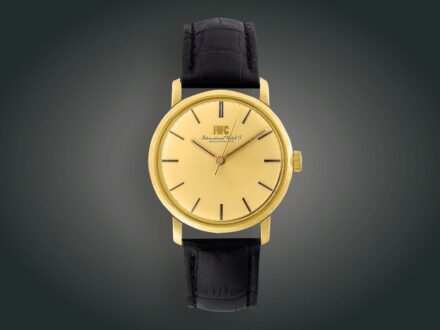 68. tétel, Karóra, IWC, 14 k au, br. 35,9 g