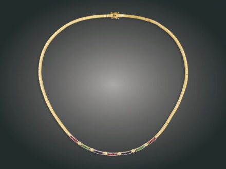 32. tétel, Nyakék, 14 k au, 16,8 g