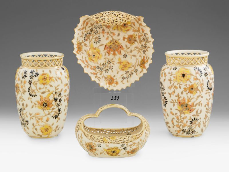 239. tétel, Zsolnay dísztál