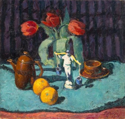 84. tétel, Csendélet tulipánokkal, 1915