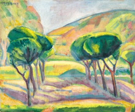 48. tétel, Dél-francia táj, 1930 körül
