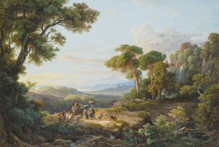 45. tétel, Itáliai táj alakokkal, 1849-50