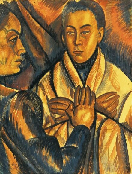 174. tétel, A művész és felesége (Kettős portré), 1919