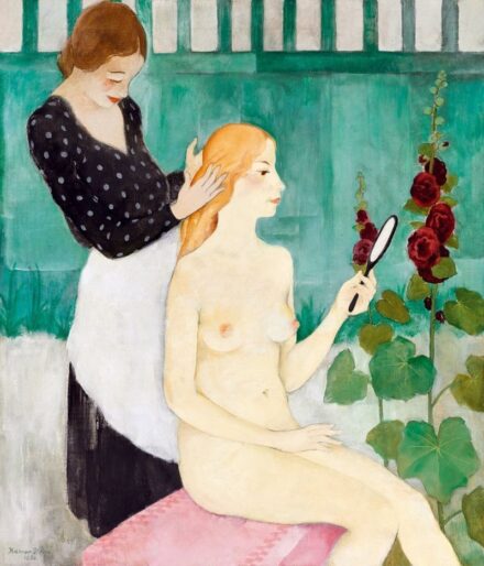 109. tétel, Lány tükörrel, 1930