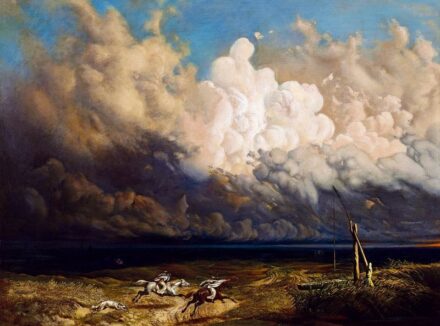 33. tétel, Vihar a pusztán (Alföldi zivatar), 1860-as, 70-es évek