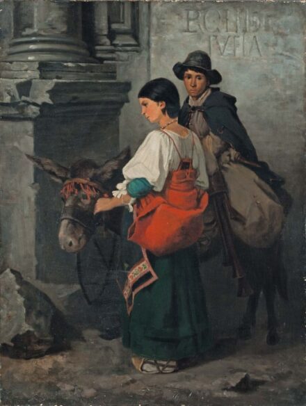 258. tétel, Ademollo, Carlo (1824-1911): Vándorok