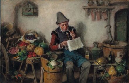 257. tétel, Kern, Herman Ármin (1839-1912): Zöldségárus, 1903