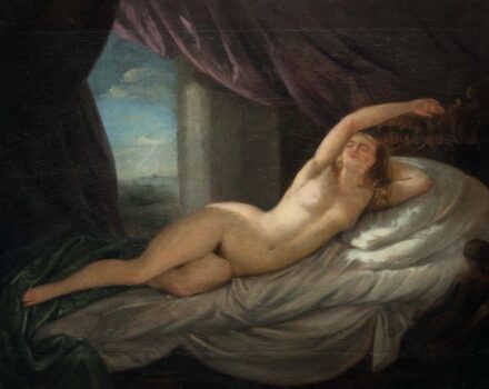 156. tétel, Nyulassy Lajos (1815-1892): Alvó Vénusz, 1856