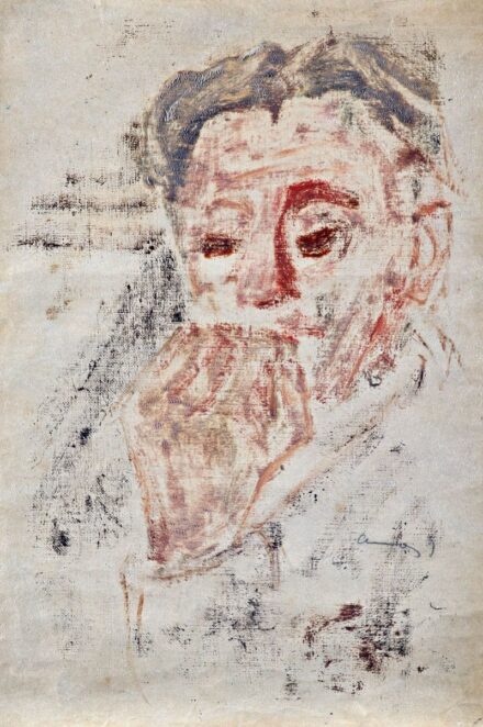 682. tétel, Ámos Imre (1907-1944): Önarckép