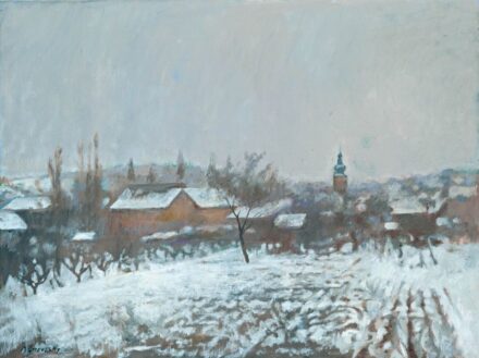 666. tétel, Bánovszky Miklós (1895-1995): "Tél"