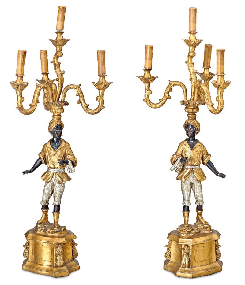 1082. tétel, Kandeláber pár