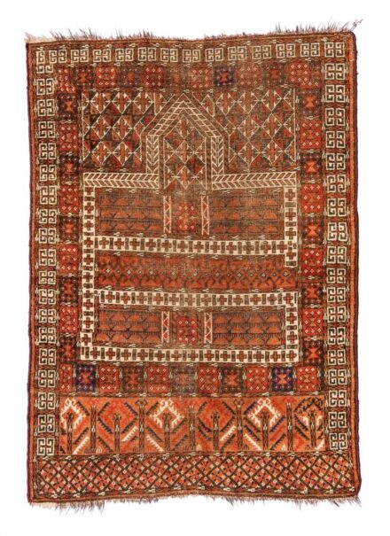 1166. tétel, Türkmén "Yomud-Engsi" szőnyeg