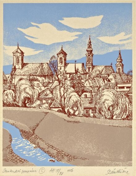280. tétel, Szentendrei panoráma 5, 1986