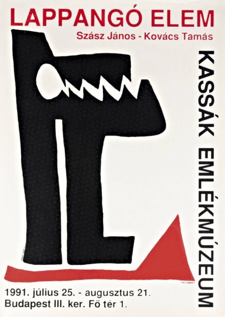 115. tétel, Lappangó elem plakát, 1991