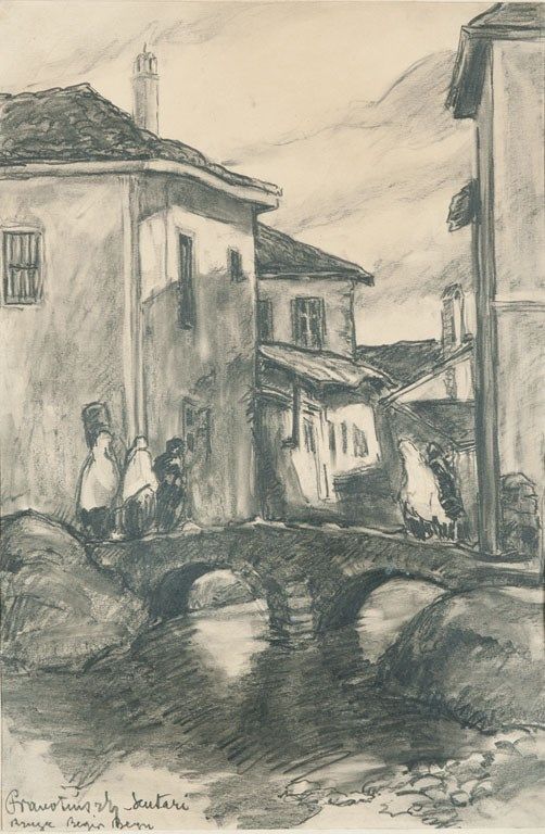 196. tétel, Scutari utcarészlet